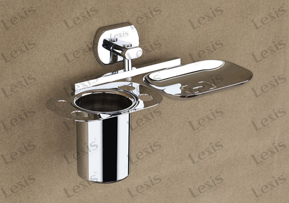 Toothbrush Holder With Soap Dish