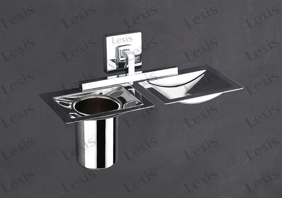 Toothbrush Holder With Soap Dish